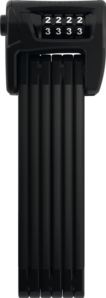 Abus Bordo Combo 6100/90 black SH Faltschloss