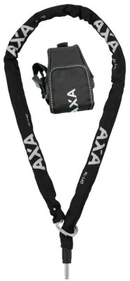 Axa Einsteckkette RLC 140cm/5,5 schwarz mit Outdoortasche