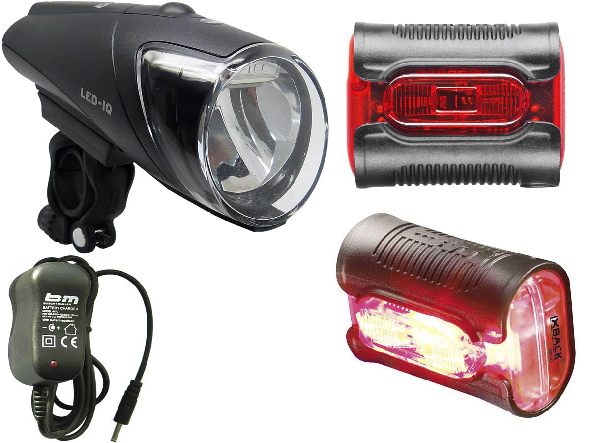 BUSCH & MÜLLER LED-Set IXON IQ Premium / IXBACK Senso 80 Lux