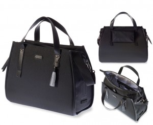 Basil Noir wasserdicht midnight black 17 Ltr Businesstasche