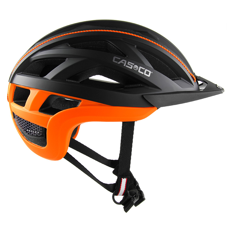 Casco Cuda 2 schwarz orange matt Fahrradhelm (59-62 cm L)