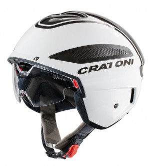 Cratoni Vigor S-Pedalec Gr. M 56-57cm  weiß/anthrazit glanz Helm