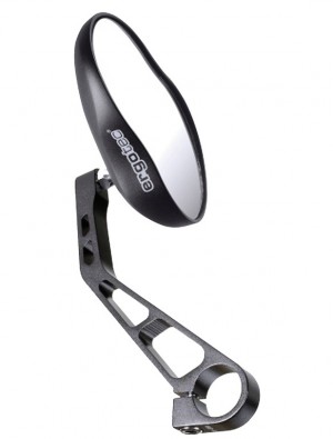 Ergotec Fahrradspiegel M 99 Alu, Links-und Rechtsmontage, schwarz