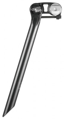 Ergotec Futura vertikal-verstellbar Ø 27,2mm 400mm schwarz Alu-Patentsattelstütz