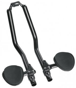 Ergotec Tribar Professional verstellbar Alu/Plastik, Ø 25,4-31,8mm, schwarz/matt