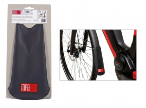 Fahrer Latz E-Bike schwarz 22 x 12 (LxB) Spritzlappen