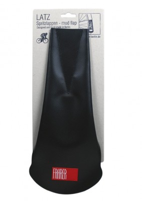 Fahrer Latz XL schwarz Spritzlappen