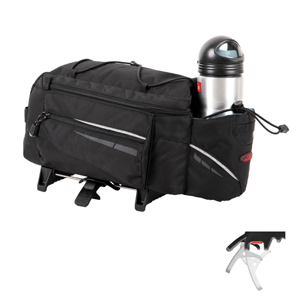NORCO OHIO TOPKLIP 7,5 l + 0,75 l SCHWARZ Gepäckträgertasche