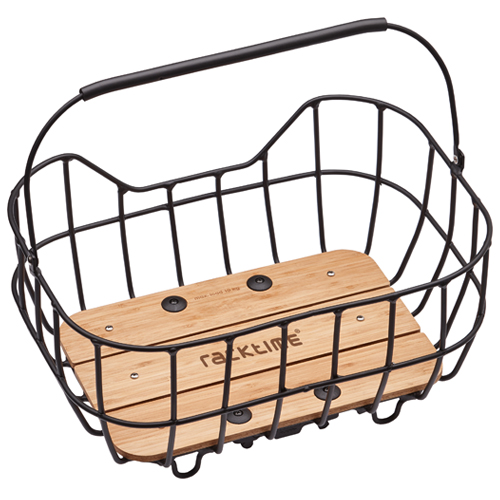 Racktime Baskit Breeze System Korb 47x33x24cm schwarz inkl. SnapitAdapter