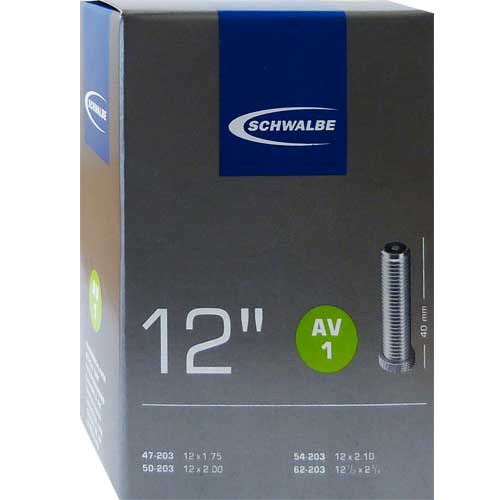 Schwalbe AV 1 12 1/2x1.75-2 1/4" 47/62-203mm AV 40mm SCHLAUCH