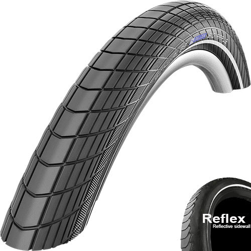 Schwalbe Big Apple HS430 20x2.00" 50-406 sw-LiteSkin Reflex E-25 Reifen