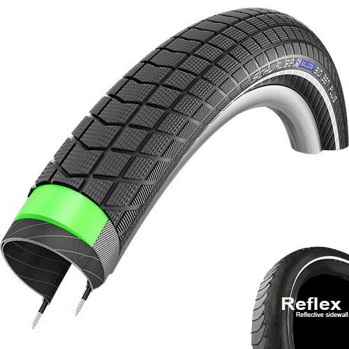 Schwalbe Big Ben Plus HS439 26x2.15" 55-559 sw-SSkin Refl. E-50 Reifen