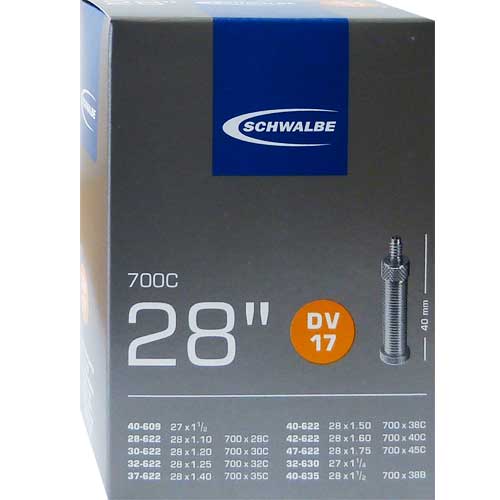 Schwalbe DV 17 28x1 1/8-1.75", 28-47/622mm 40mm Schlauch