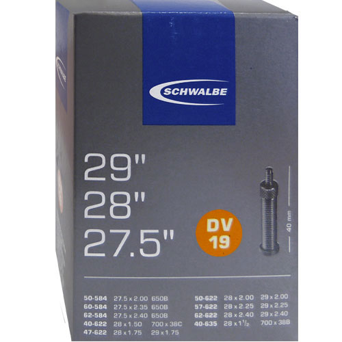 Schwalbe DV 19 27.5/28/29x1.50-2.40 40/62-584/635 DV 40mm Schlauch
