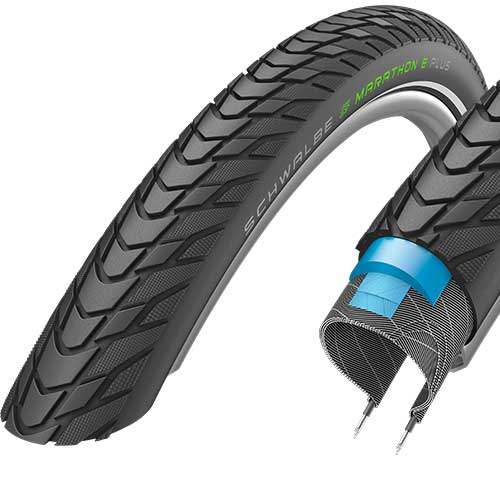 Schwalbe Marathon E-Plus HS468 27.5x2.0" 50-584mm Smart DualGuard E-50 Reifen