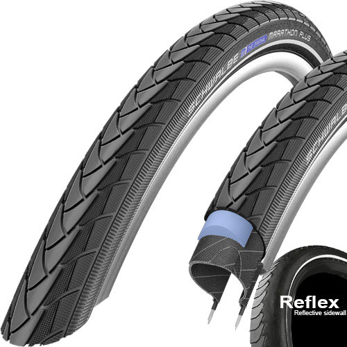 Schwalbe Marathon Plus HS440 24x1.75" 47-507mm TwinSkin Refl. E-25 Reifen