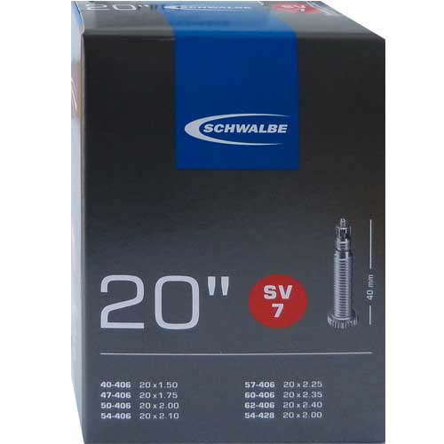 Schwalbe SV 7 20x1.50-2.50 40/62-406 SV40mm Schlauch