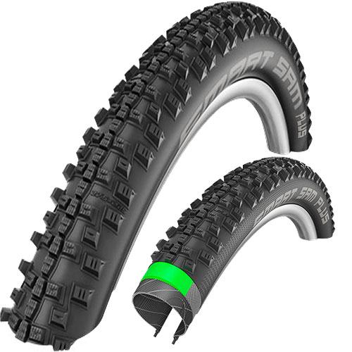 Schwalbe Smart Sam Plus HS476 26x2.25 57-559 sw-SnakeSkin Addix E-50 Reifen