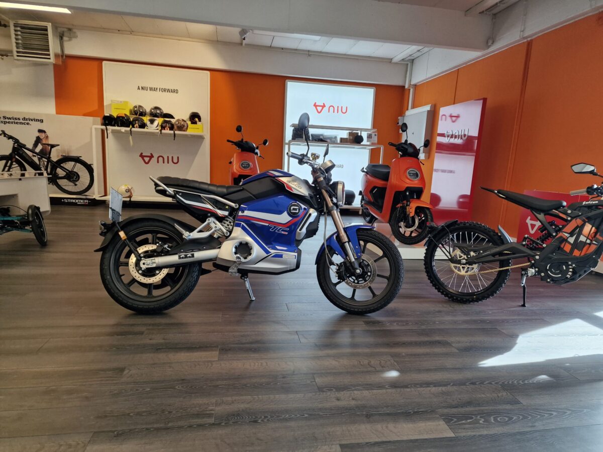 SUPER SOCO TC Pro 90 km/h Elektro Motorrad A1 B196 Führerschein Kilometerstand 471 km 1 Jahr alt