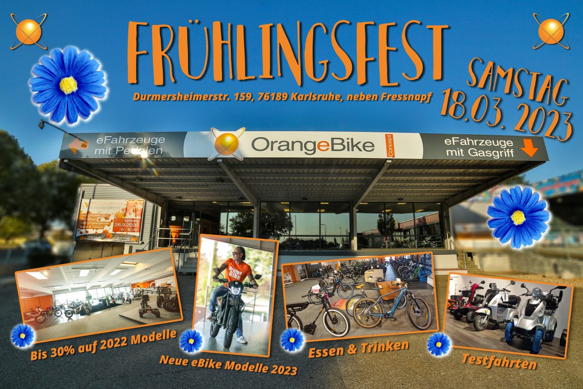 eBike Frühlingsfest OrangeBike Karlsruhe