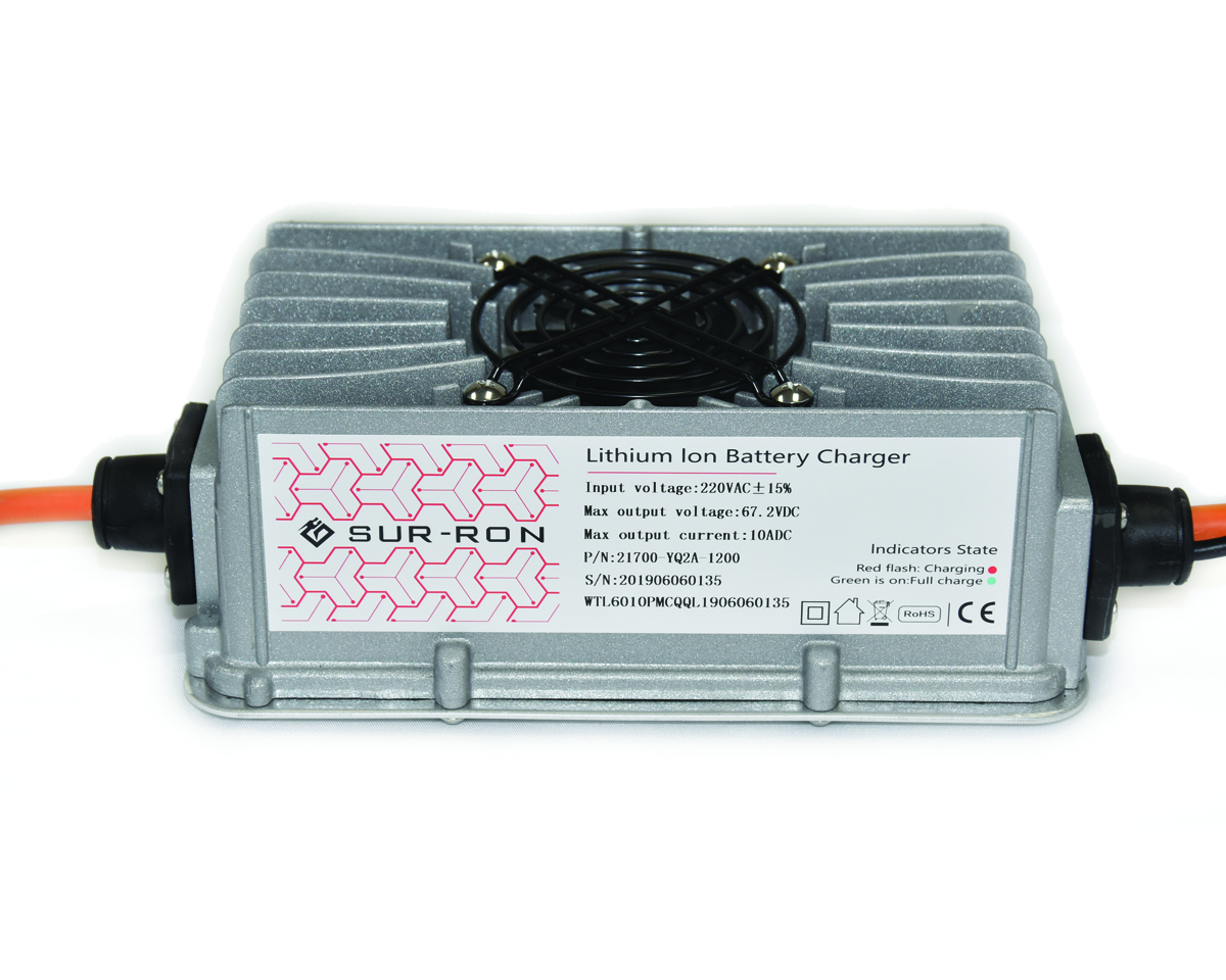 SUR-RON Firefly 60V Ladegerät Charger Battery Lithium 10A