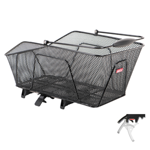 UNIX ROSETTO TOPKLIP schwarz 47x30x20cm engmaschig Hinterradkorb