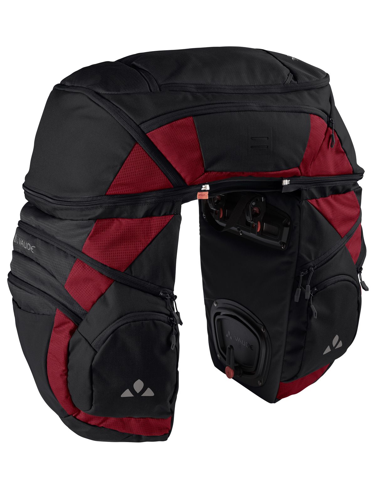 Vaude Karakorum Pro schwarz-rot Packtaschen + Topcase