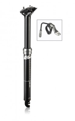 XLC All MTN Teleskopsattelstütze ICR SP-T11 Ø30,9mm, 370mm, sz, Hub 100mm