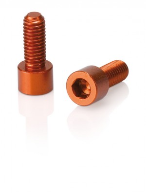 XLC BC-X02 Schrauben für Trinkflaschenhalter orange 2er Set