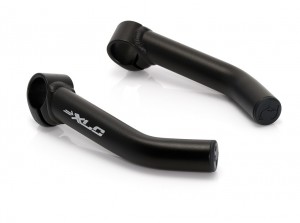 XLC BE-A01 Bar-Ends gebogen 140mm, schwarz/matt