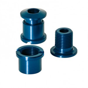 XLC CR-X01 5er Set blau Kettenblattschrauben