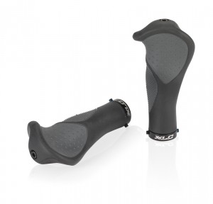 XLC Ergonomic GR-S22 135/92mm, schwarz/grau Griffe