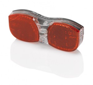 XLC LED Batterie-Rückleuchte Gepäcktr. inkl Reflektor