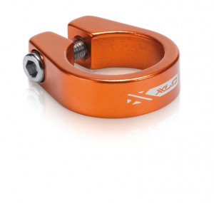 XLC Sattelstütz-Klemmring PC-B05 Ø 31,8 mm orange, mit Innensechskant
