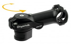 by.schulz Vorbau Stem Twist SDS 90mm/8°, 31,8mm Lenkerklemmung, schwarz