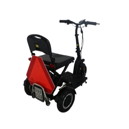 MoBot Pro, Mobot Krankenfahrstuhl 15 km/h, 2x300W, 10,5Ah/504Wh, Mobilitätshilfe faltbar, rot/schwarz (Kopie)